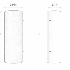 Lumen Crystal Light - Sculptural Resin Wall Sconce - Image 7