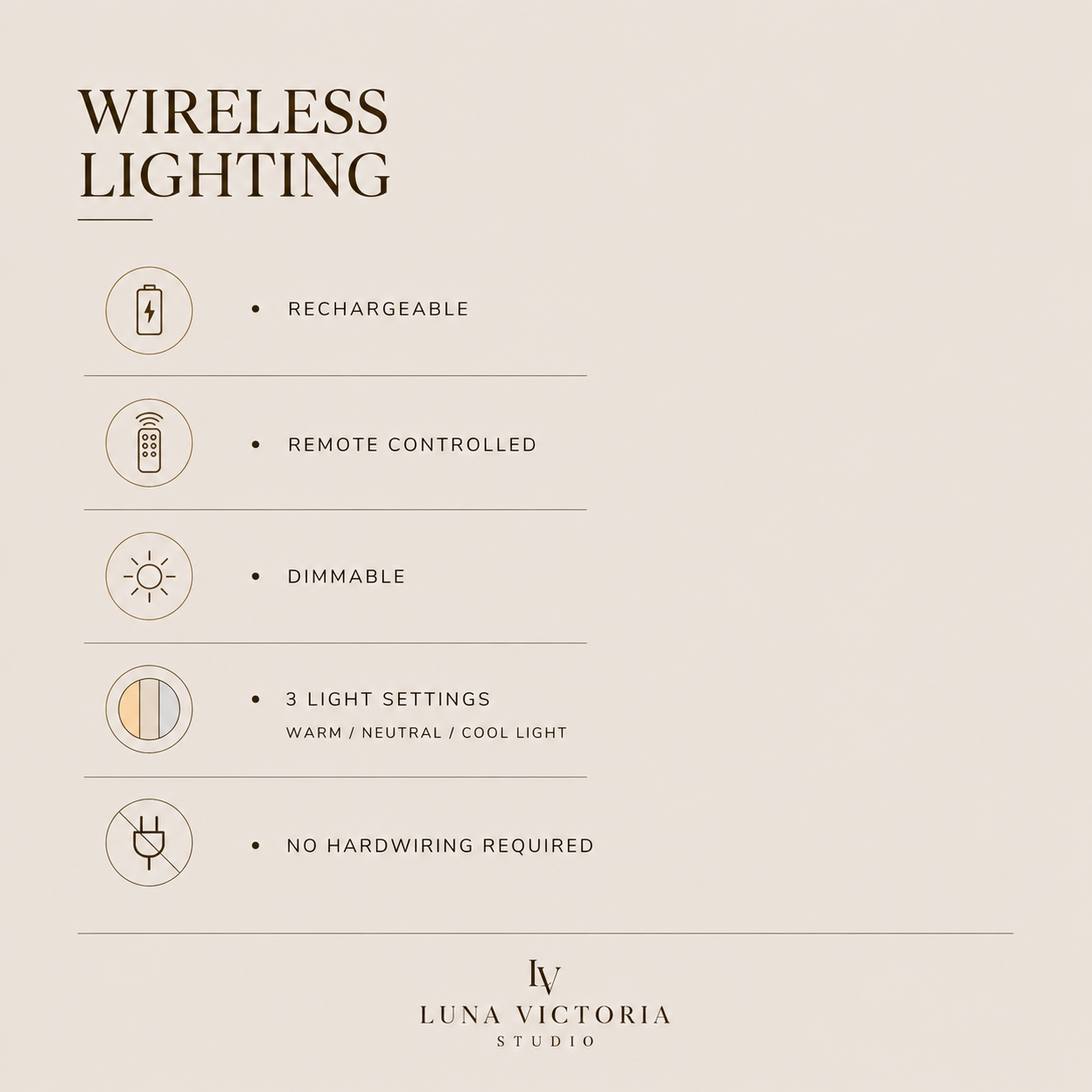 Wireless Organic Shaped LED Wall Sconce | 