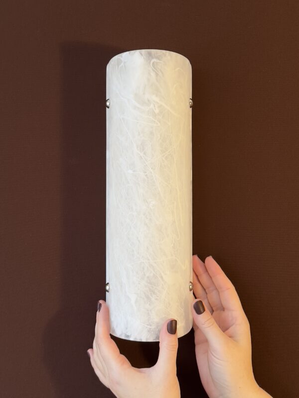 Lumen Crystal Light - Sculptural Resin Wall Sconce