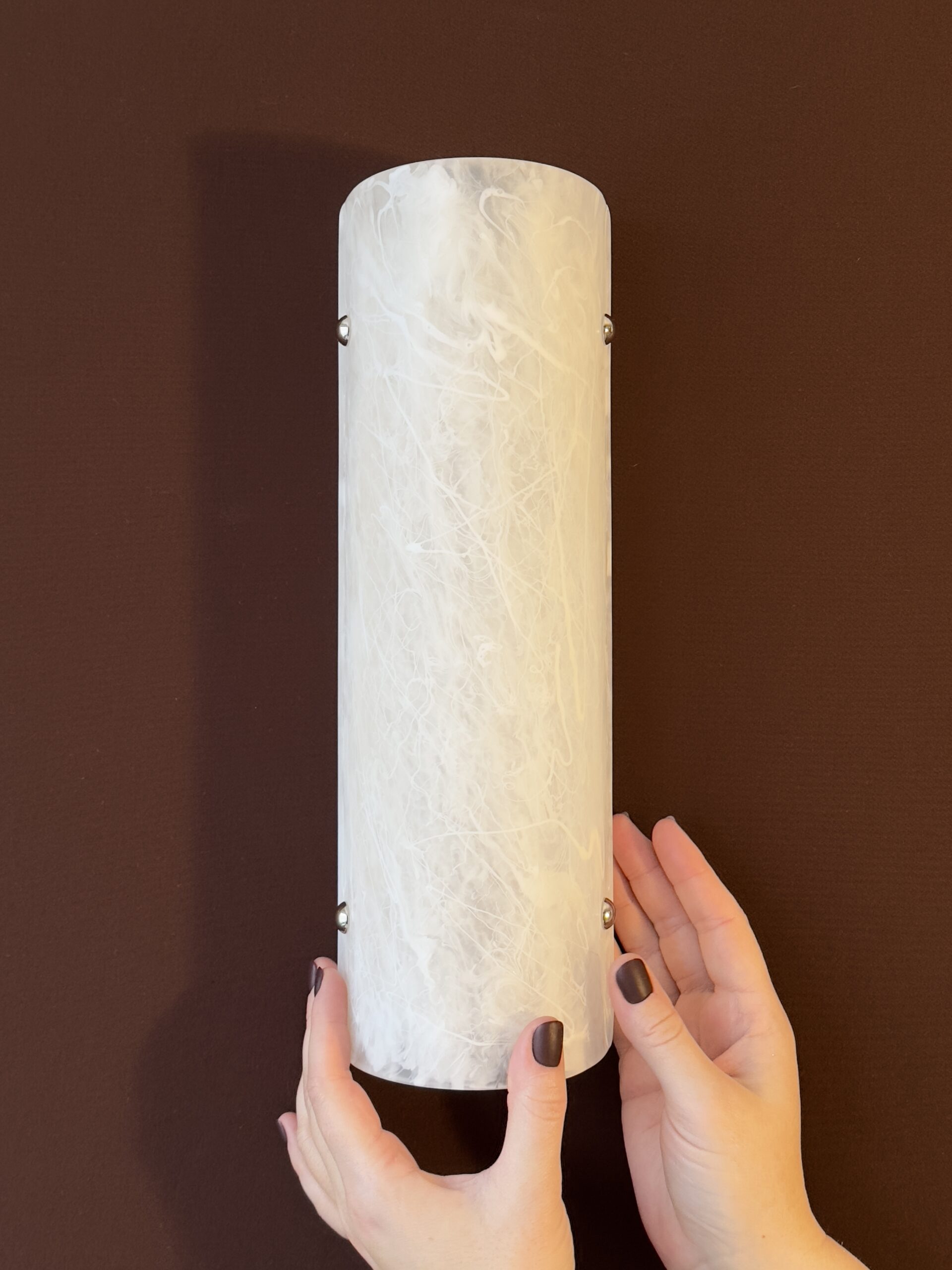 Lumen Crystal Light - Sculptural Resin Wall Sconce - Image 3