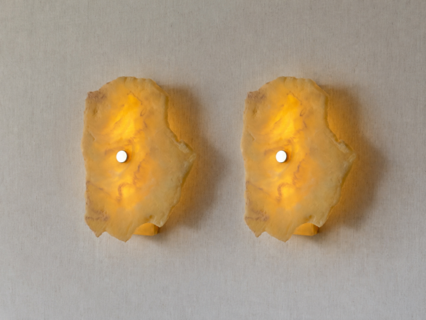 Wireless Organic Shaped LED Wall Sconce | 'Honey'