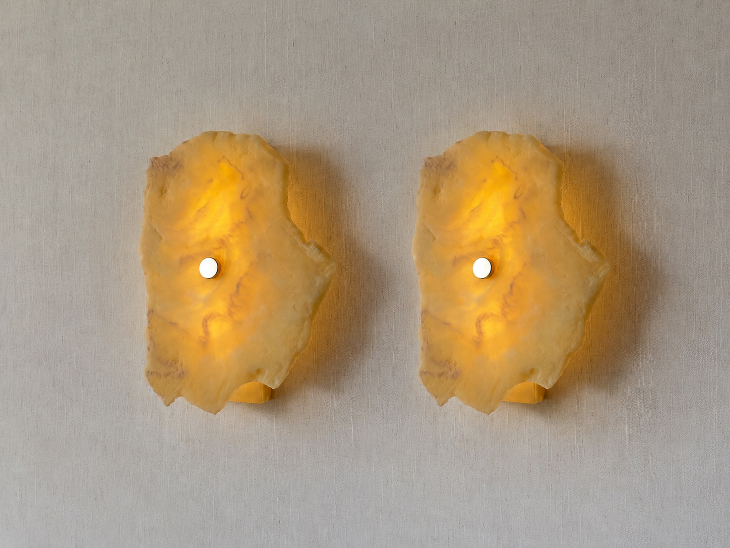 Wireless Organic Shaped LED Wall Sconce | 
