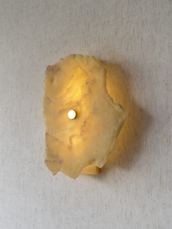 Wireless Organic Shaped LED Wall Sconce | 'Honey'